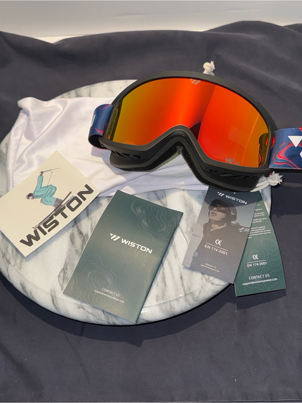 WISTON Ski Goggles - OTG Snow/Snowboard Goggles for Men, Women & Youth - 100%...
